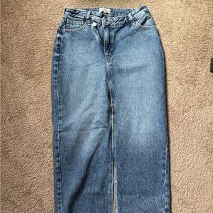 PACSUN - Long Denim Skirt (crossover waist)